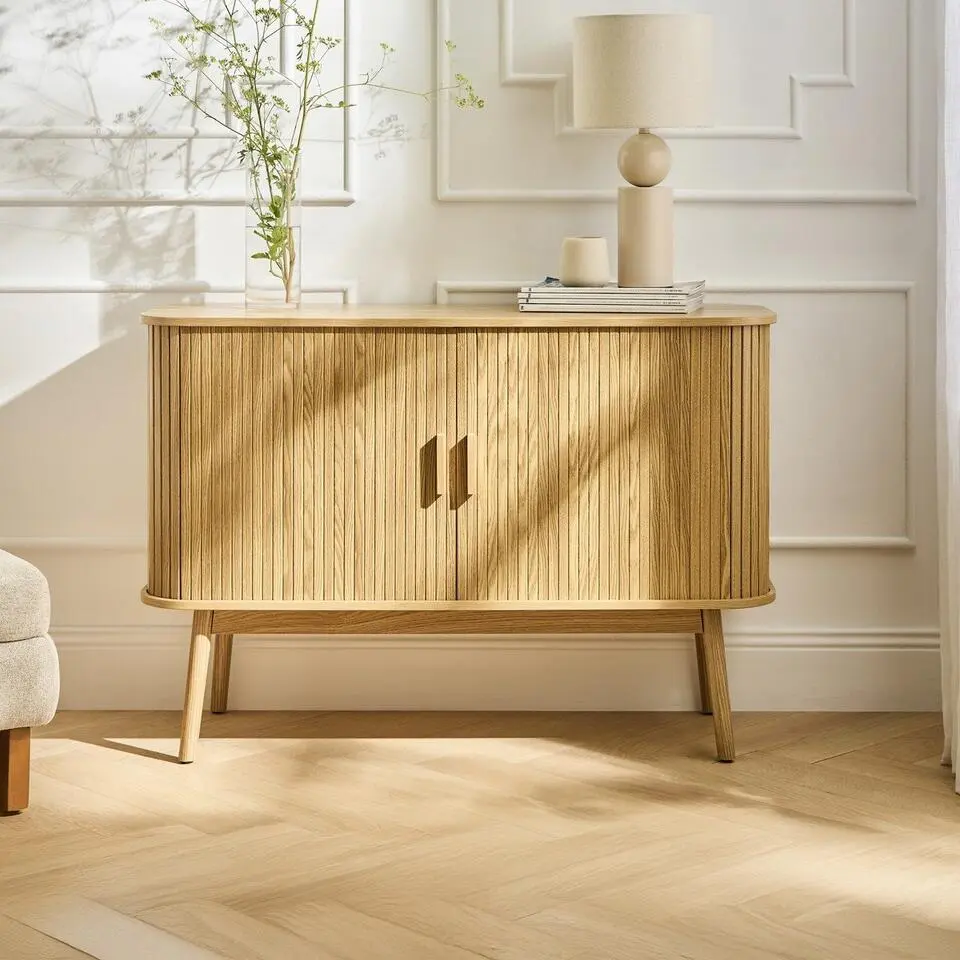 CALICOSY - Dressoir ERNEST - Licht hout - 75x110x39 cm