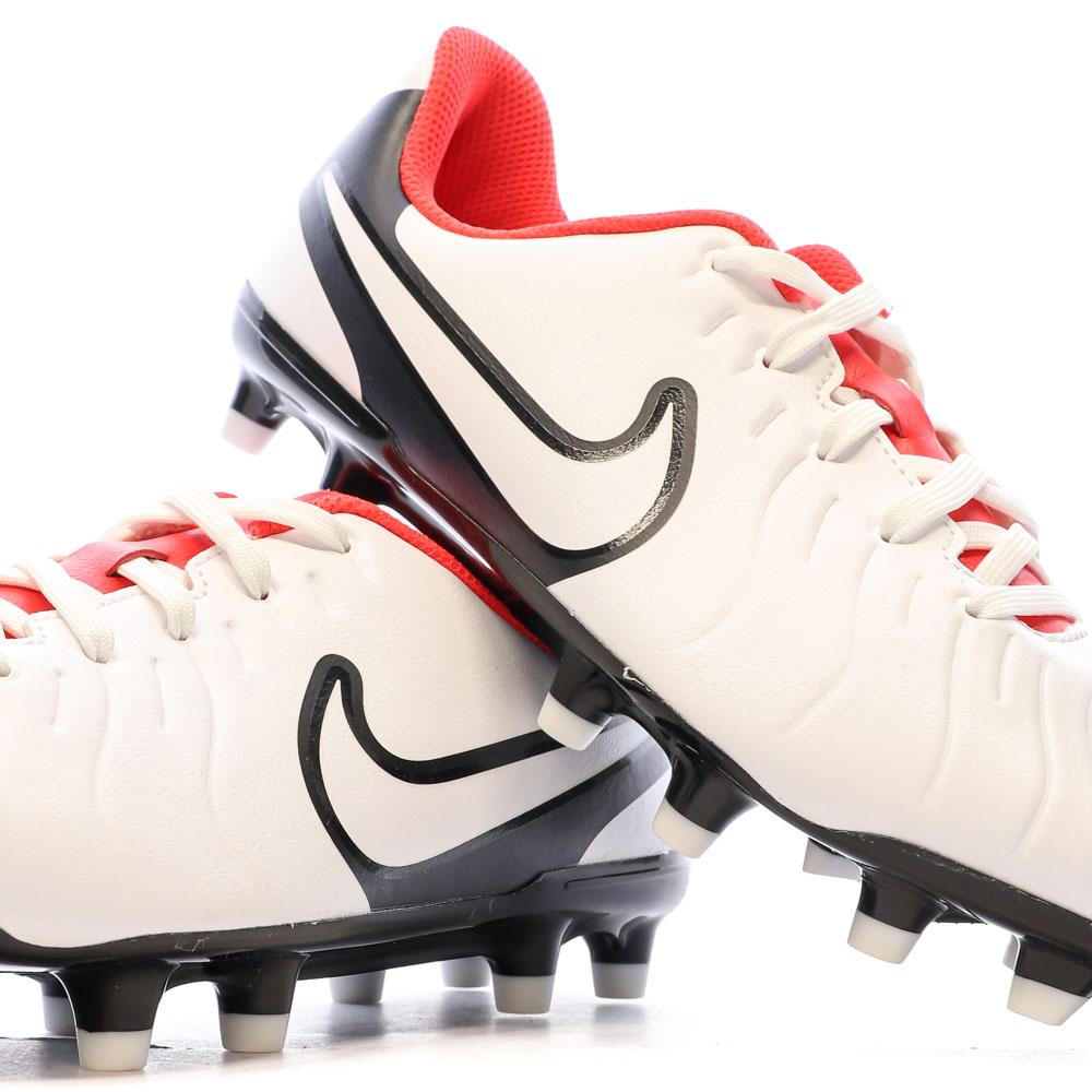 Nike Chaussures de Foot Blanc Nike Junior Legend 10 Club FG/MG