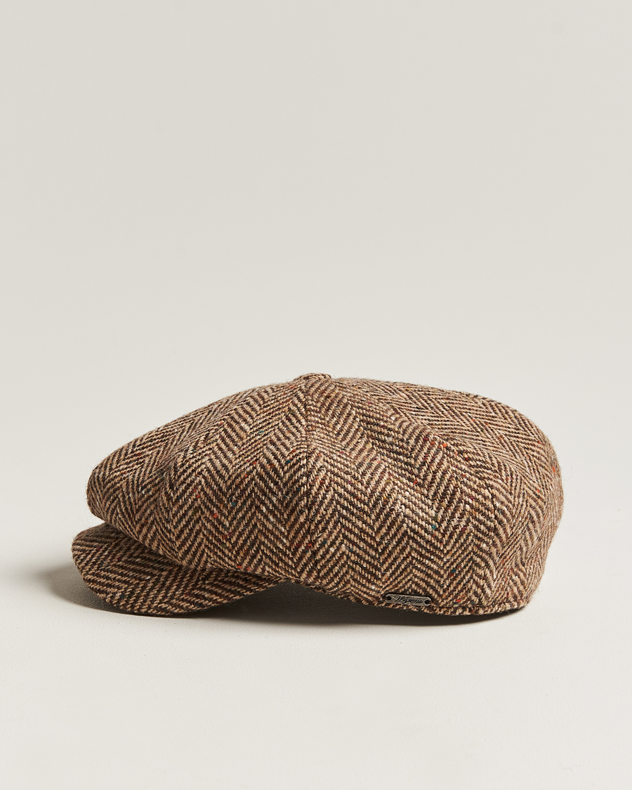 Wigéns Newsboy Retro Donegal Wool Light Brown