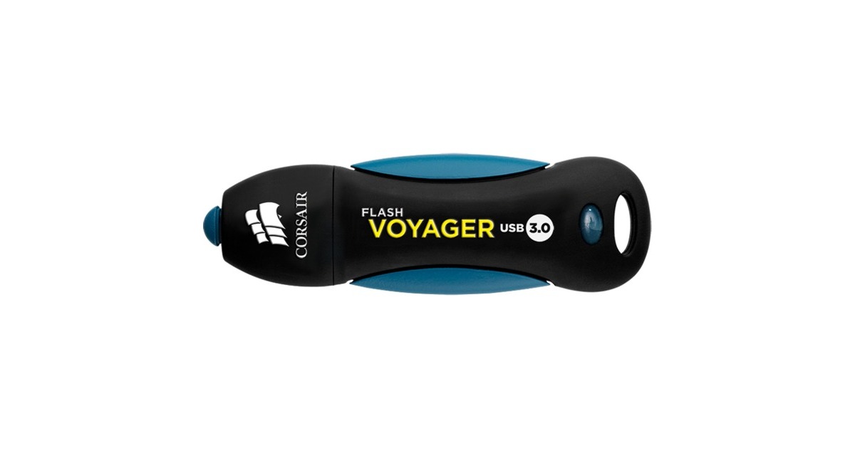 CorsairFlash Voyager USB 3.0 256 GB usb-stick  (Zwart/blauw, CMFVY3A-256GB)