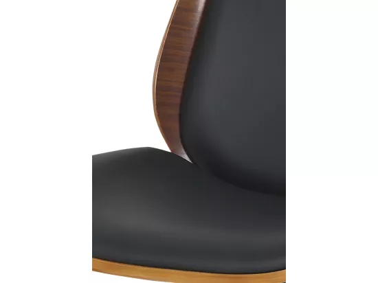 Fauteuil de bureau Mitch - Noyer - Noir90.00