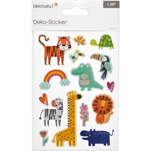 Sticker glänzende Tiere