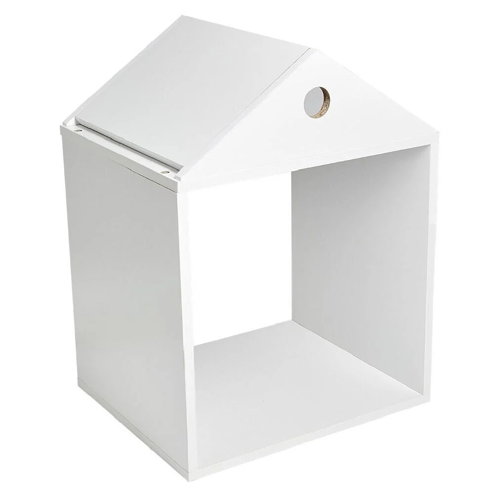 Structure maison enfant Box Cube bois blanc