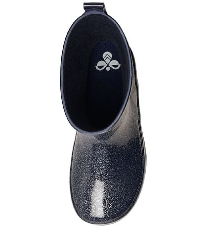 Hummel GummiStøvler - Rubber Boot Glitter Jr - Blåck Iris