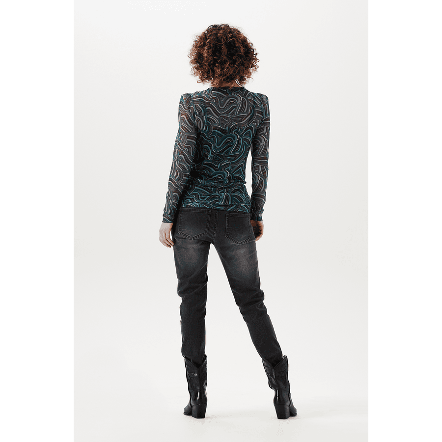 SUPERMOM Langarmshirt Devine Deep Teal