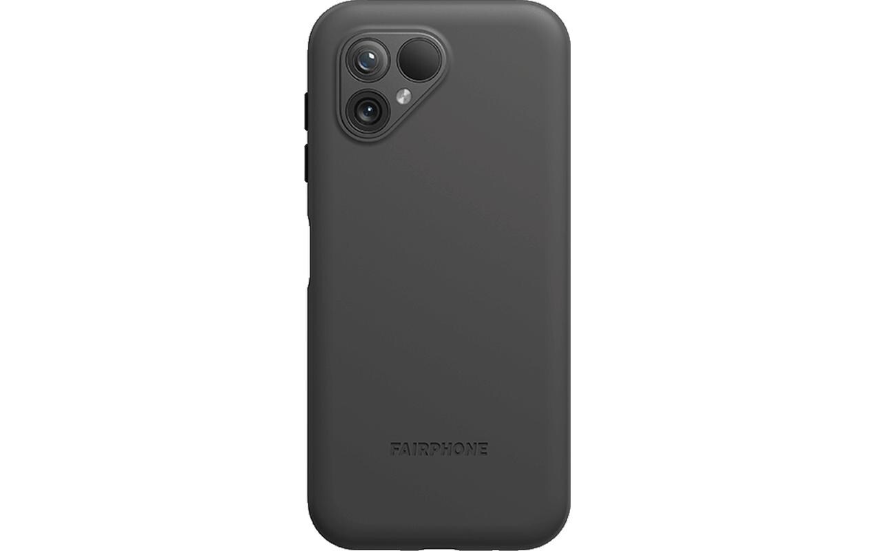 Fairphone 5 Softcase Matte BlackSchutzhülle aus recyceltem Material für das Fairphone 4