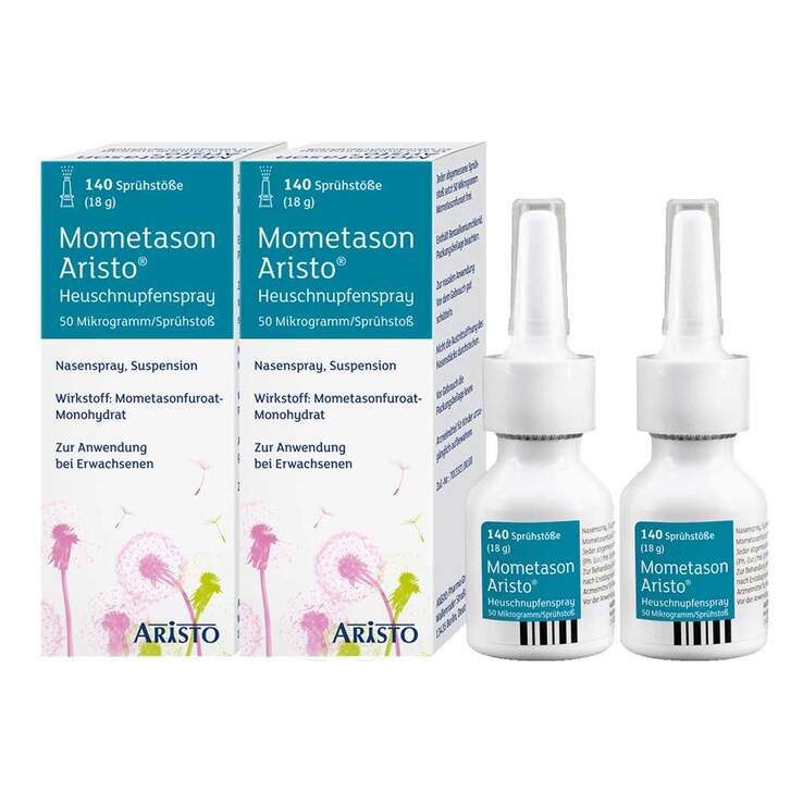 Mometason Aristo Heuschnupfenspray 50 µg, 2x18 g