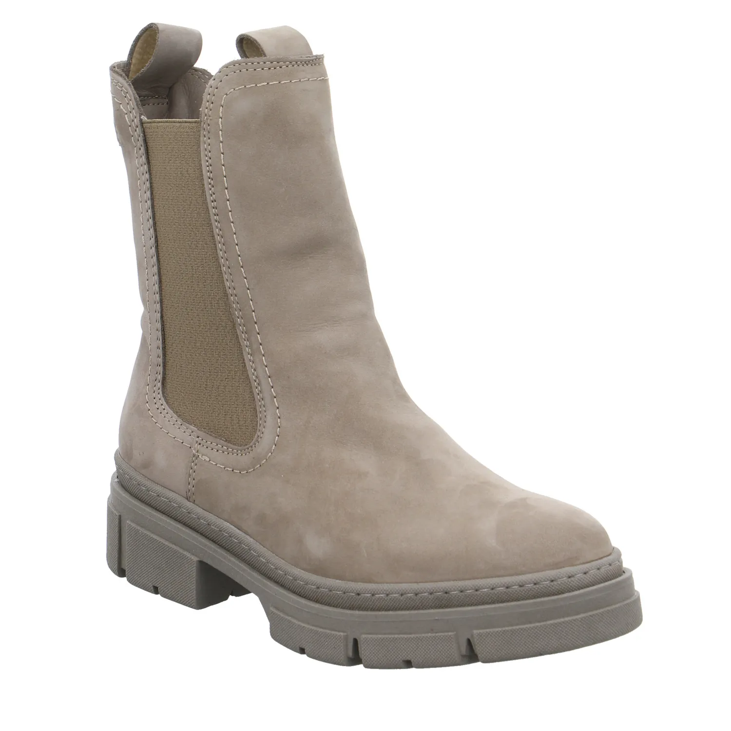 TAMARIS Boot Beige Leder