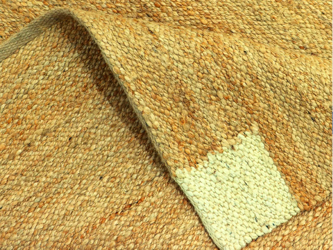 Tapis en jute tissé main - 200 x 290 cm - Naturel - ARAYA