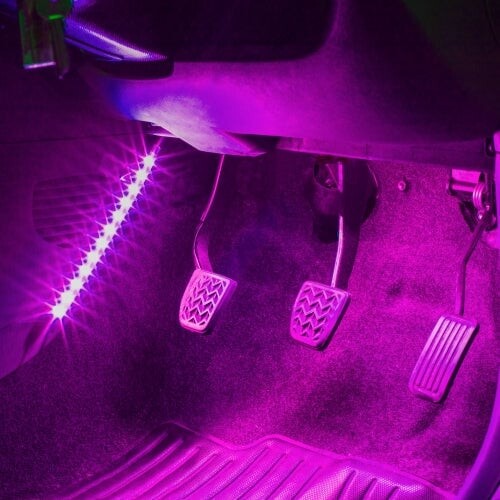Thumbsup - Led Lys Til Bil - Indvendig - Lydsensor