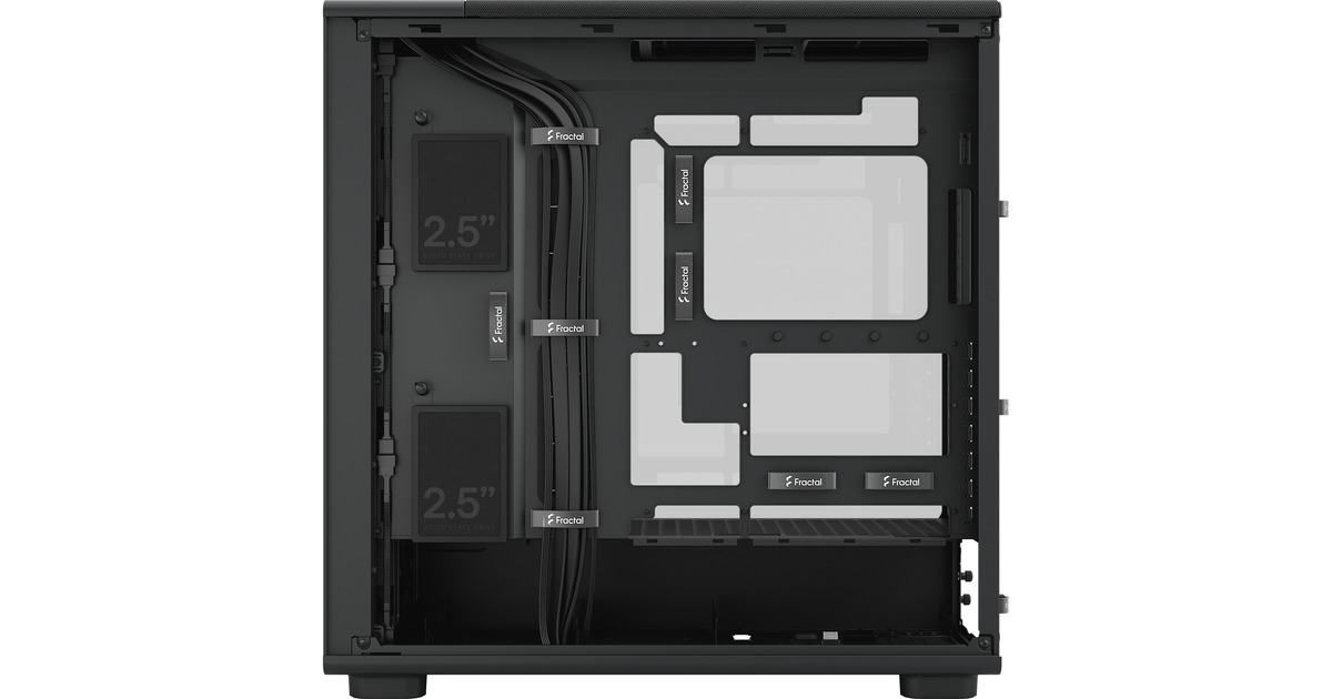Fractal DesignEpoch XL TG midi tower behuizing  (Zwart | 2x USB-A | 1x USB-C | Tempered Glass)