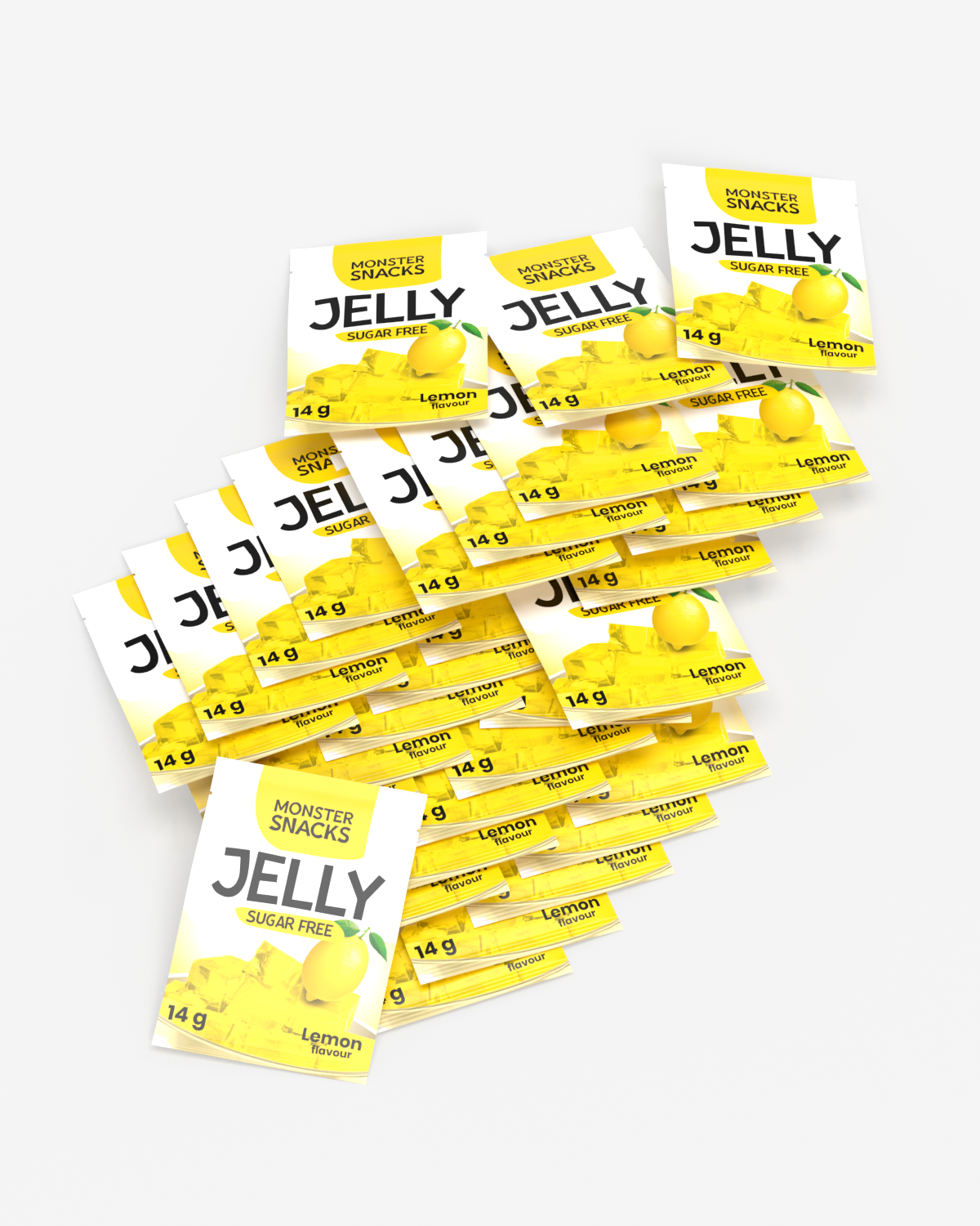 Monster Sugar Free Jelly - Loveable Lemon 30x14g