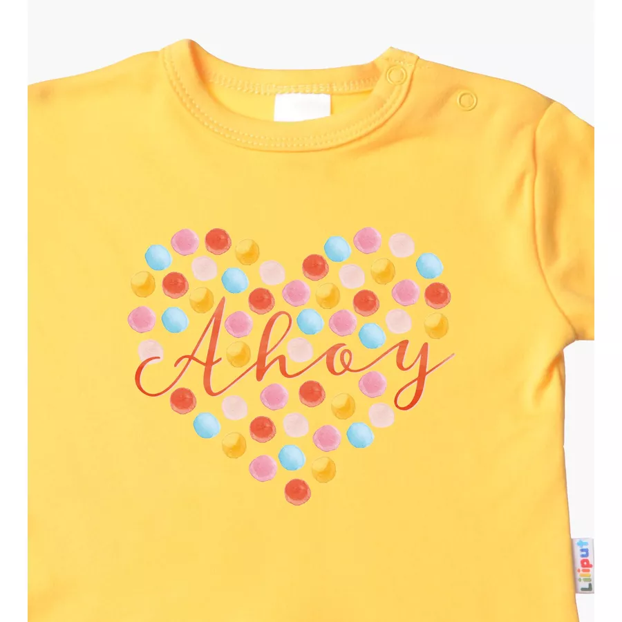 Liliput Langarmshirt Ahoi gelb