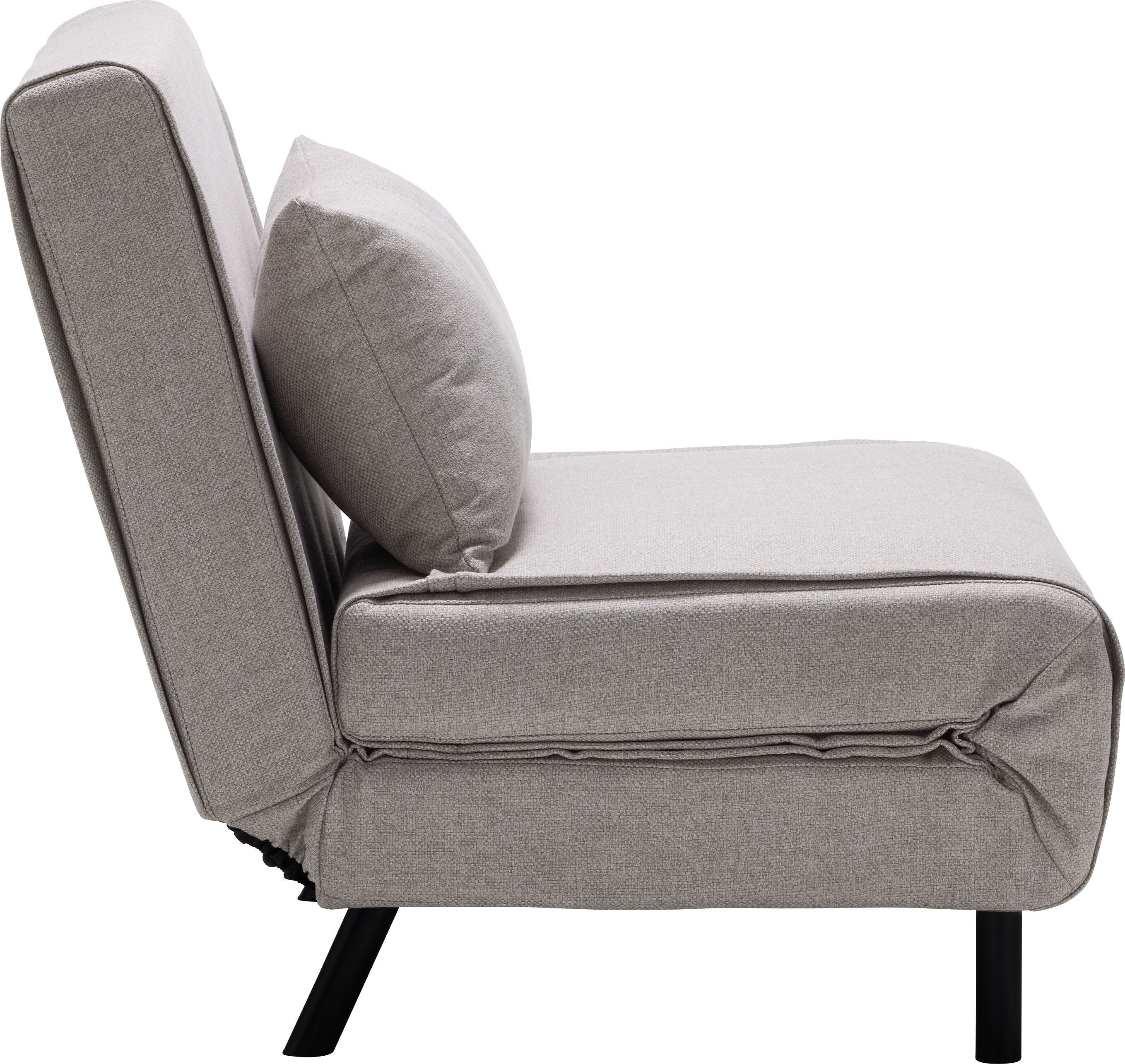BERND II Bettsofa - Hellgrau / B: 100.0 cm x T: 91.0 cm x H: 82.0 cm