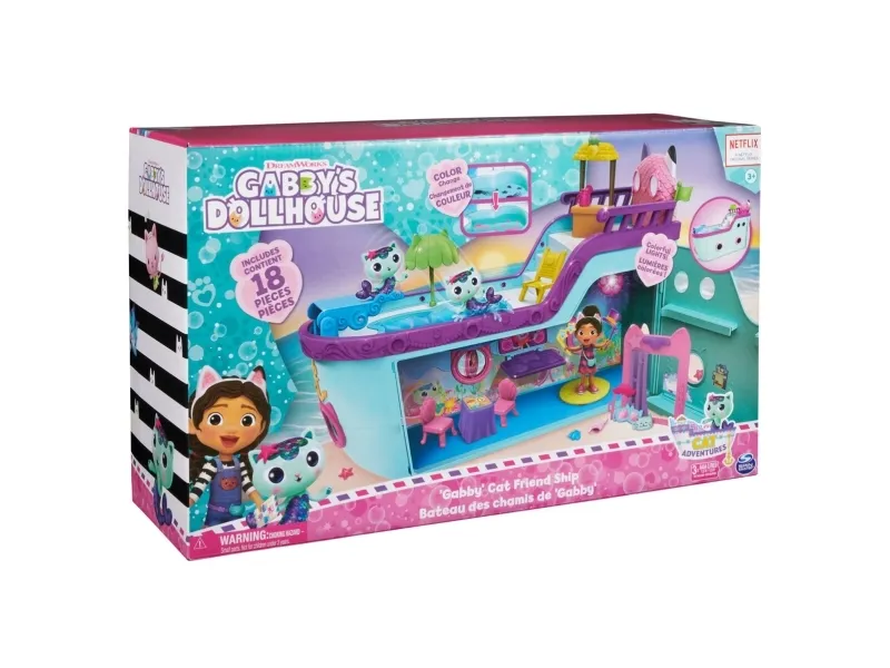 Gabby's Dollhouse Cat-Tastic Cruise Ship