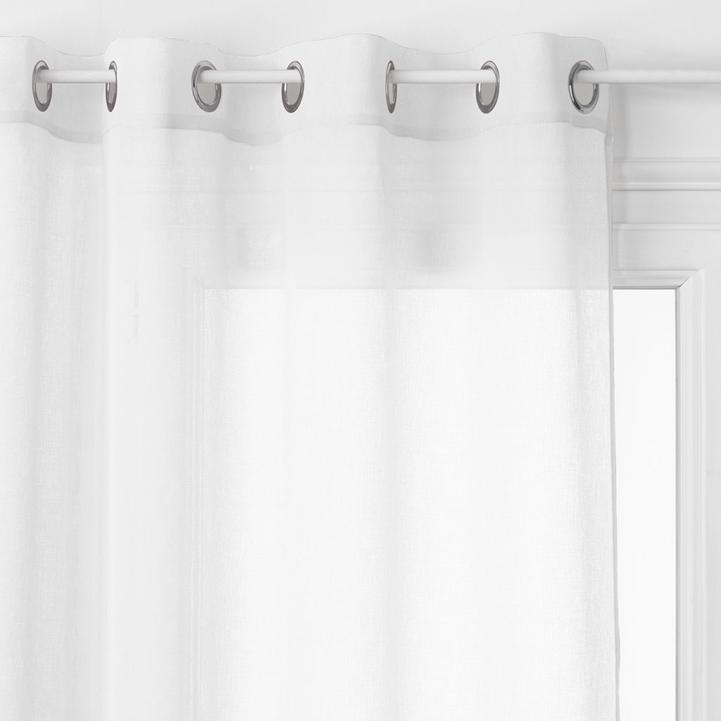 Voilage GEORGETTE blanc 140x240cm