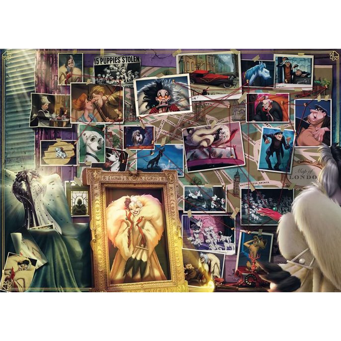 Puzzle : 1000 pièces - Cruella