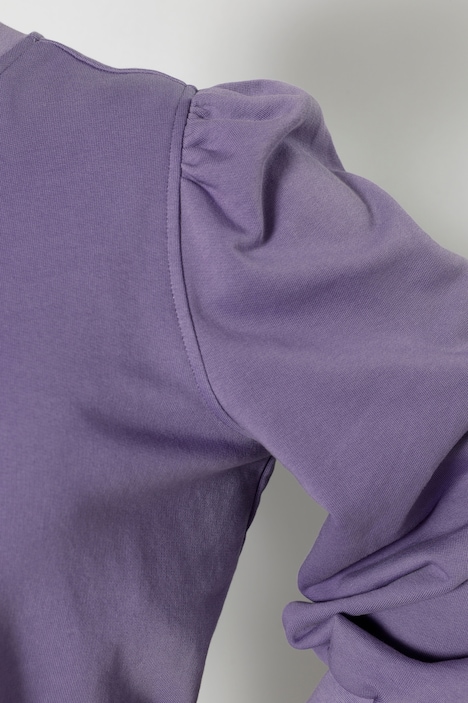 Sweatshirt, Regular Fit, Rundhals, weite Puffärmel