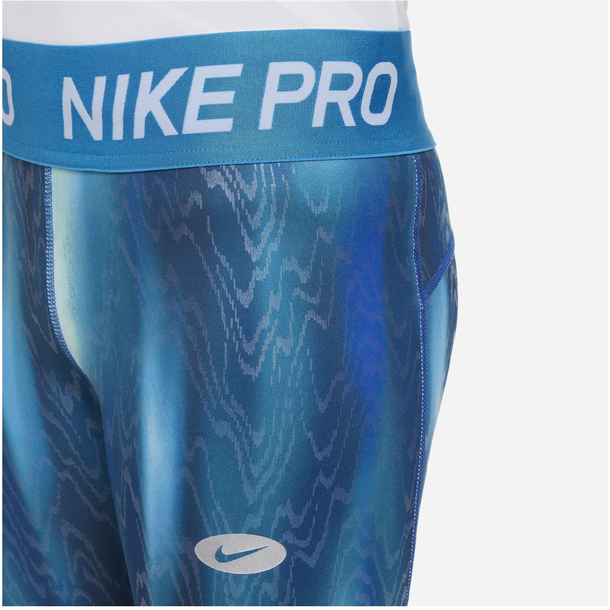 Nike Nike Pro Dri-Fit Icon Clash Big Kids' (Girls') Warm Printed Leggings
