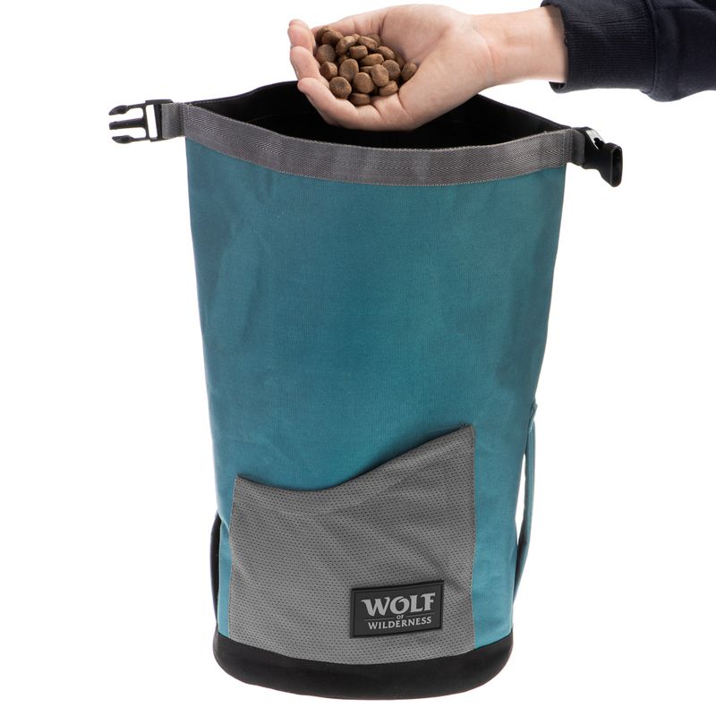 Conteneur à croquettes de voyage Wolf of Wilderness