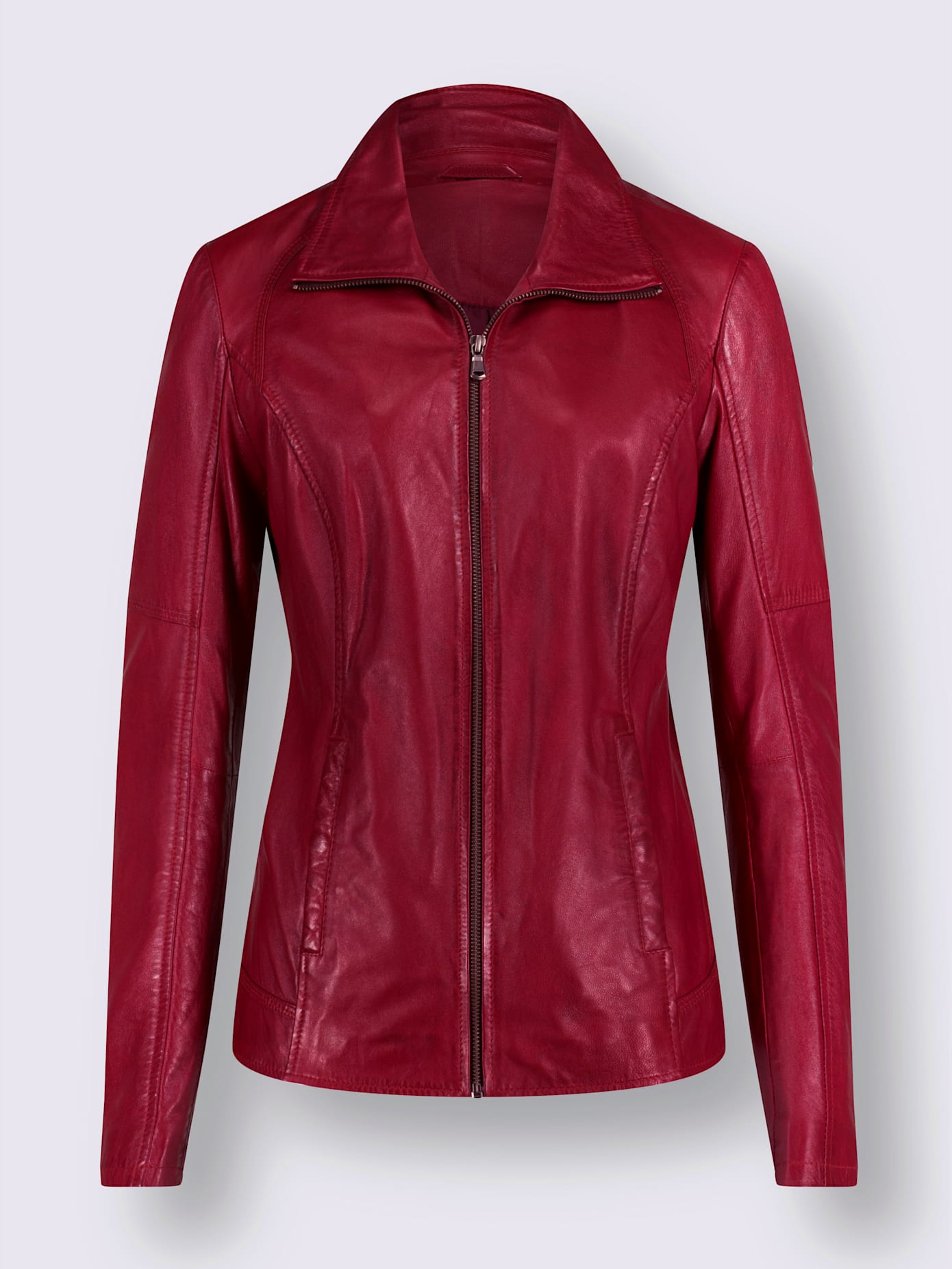 Veste en cuir forme parfaite