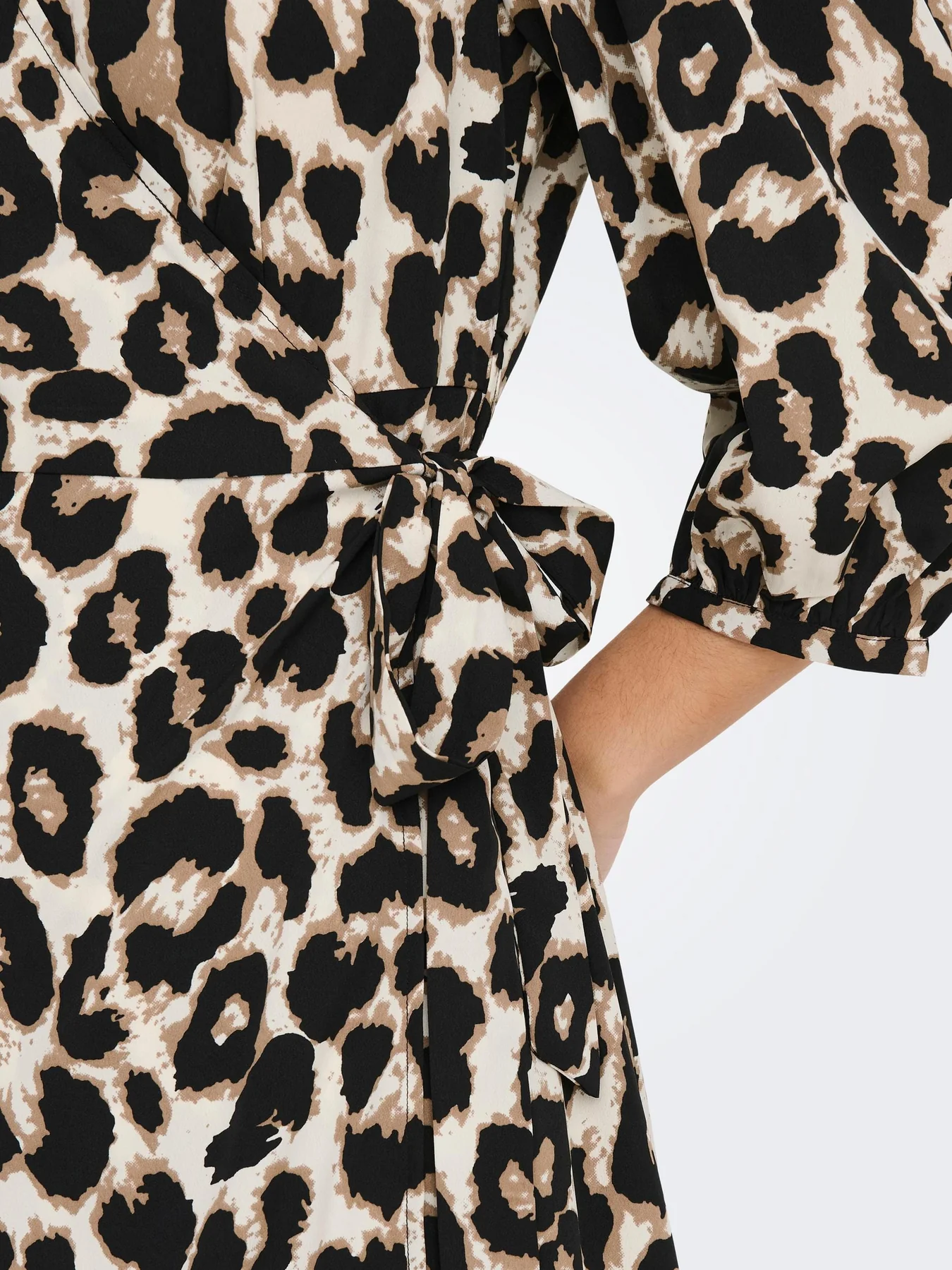 Only Onlolivia 3/4 Wrap Midi Dress