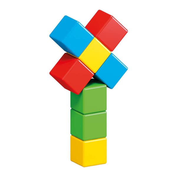 Magicube Color Resirkulert krystall magnetiske murstein 8 elementer GEOMAG GEO-054