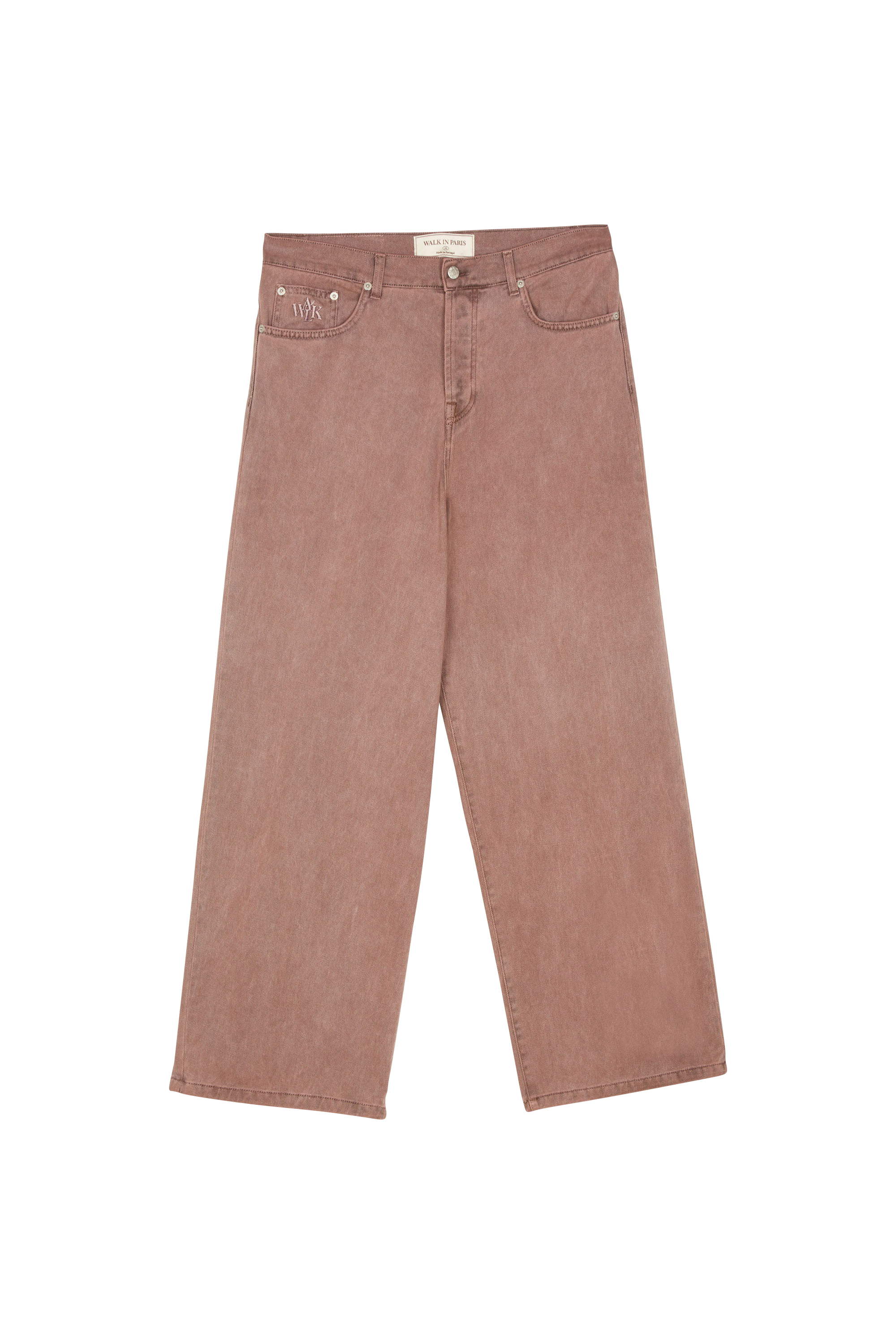 WALK IN PARIS Jean Le baggy grenat Rouge