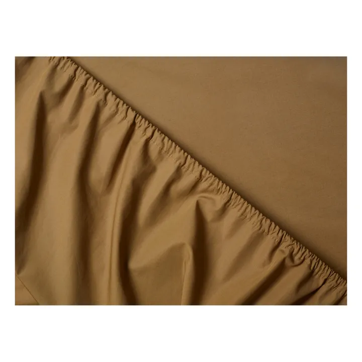 Suite 702 Drap-housse en percale organique | Khaki