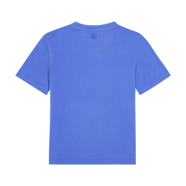 SMALLABLE BASICS T shirt Garçon Manche Courte Coton Bio | Bleu azur
