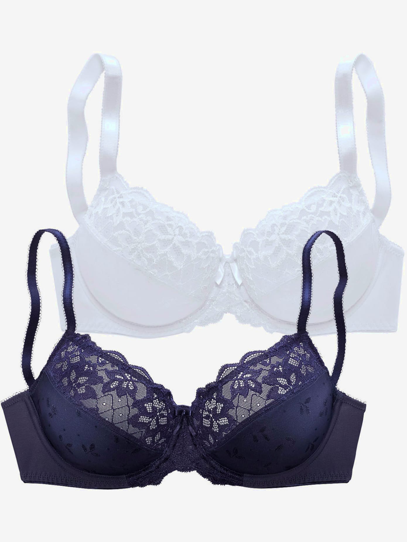 Soutien-gorge à armatures 2 jolis soutiens-gorge en dentelle de petite fleur