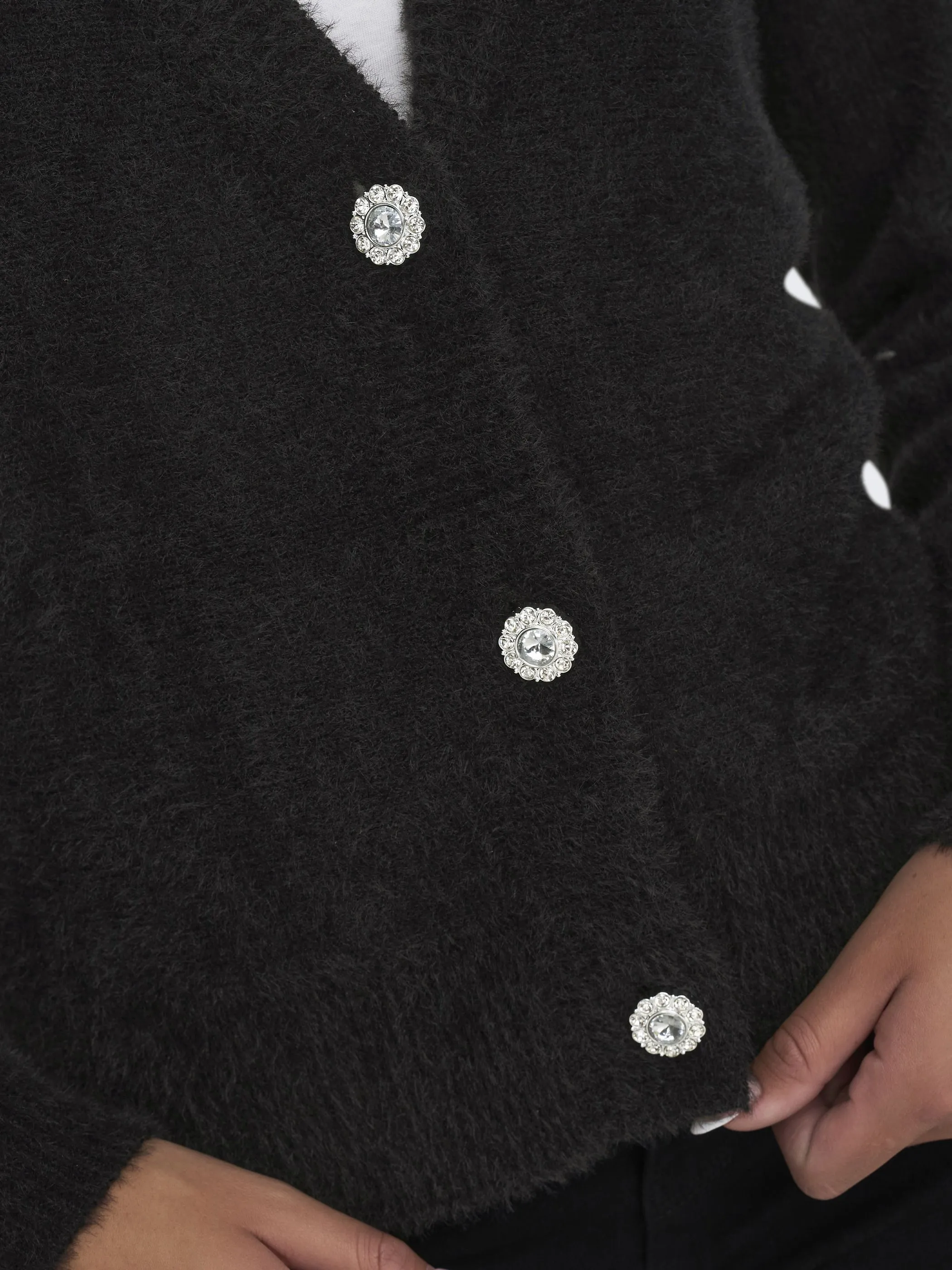Only ONLELLA PIUMO LS CARD Strickjacke