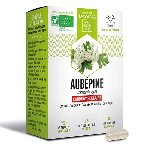 Dayang Espinheiro Orgânico 15 Cápsulas Vegetais