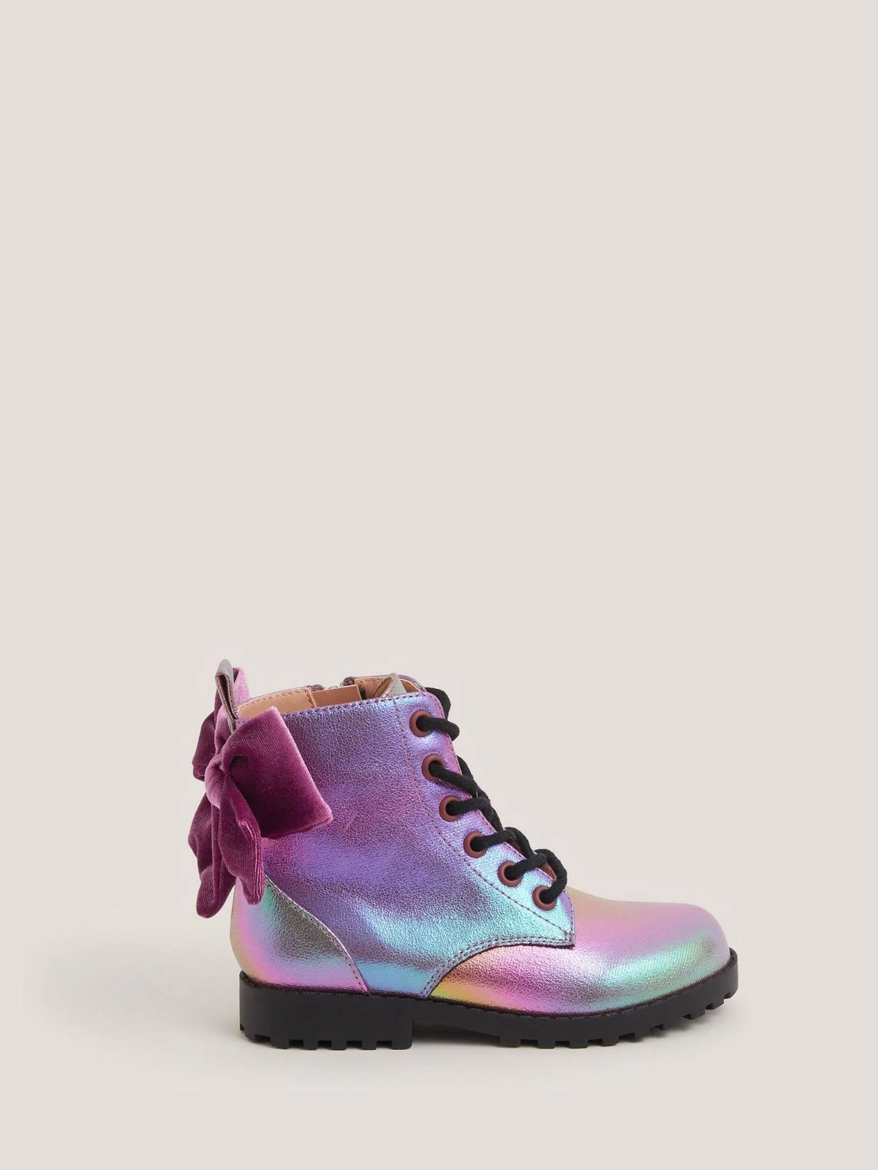 Monsoon Rainbow Lace Up Boots