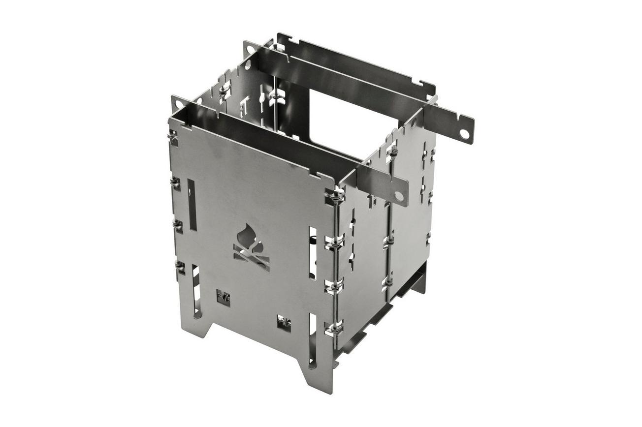 Bushcraft Essentials Bushbox LF Titanium, opvouwbare stove