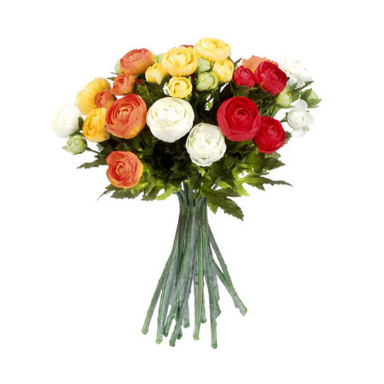 Bouquet de renoncules, orange 30 cm