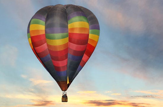 Romantische Ballonfahrt in Ulm