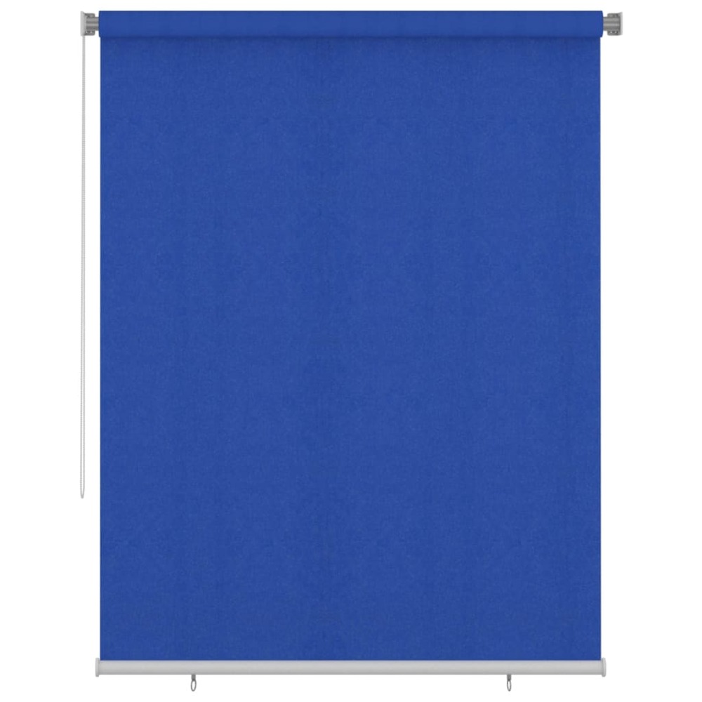 Store roulant d'extérieur 180x230 cm bleu pehd
