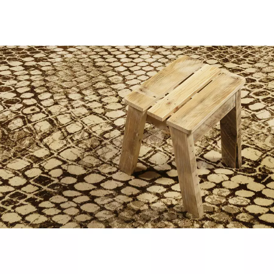 Wecon home Kurzflorteppich Snake beige