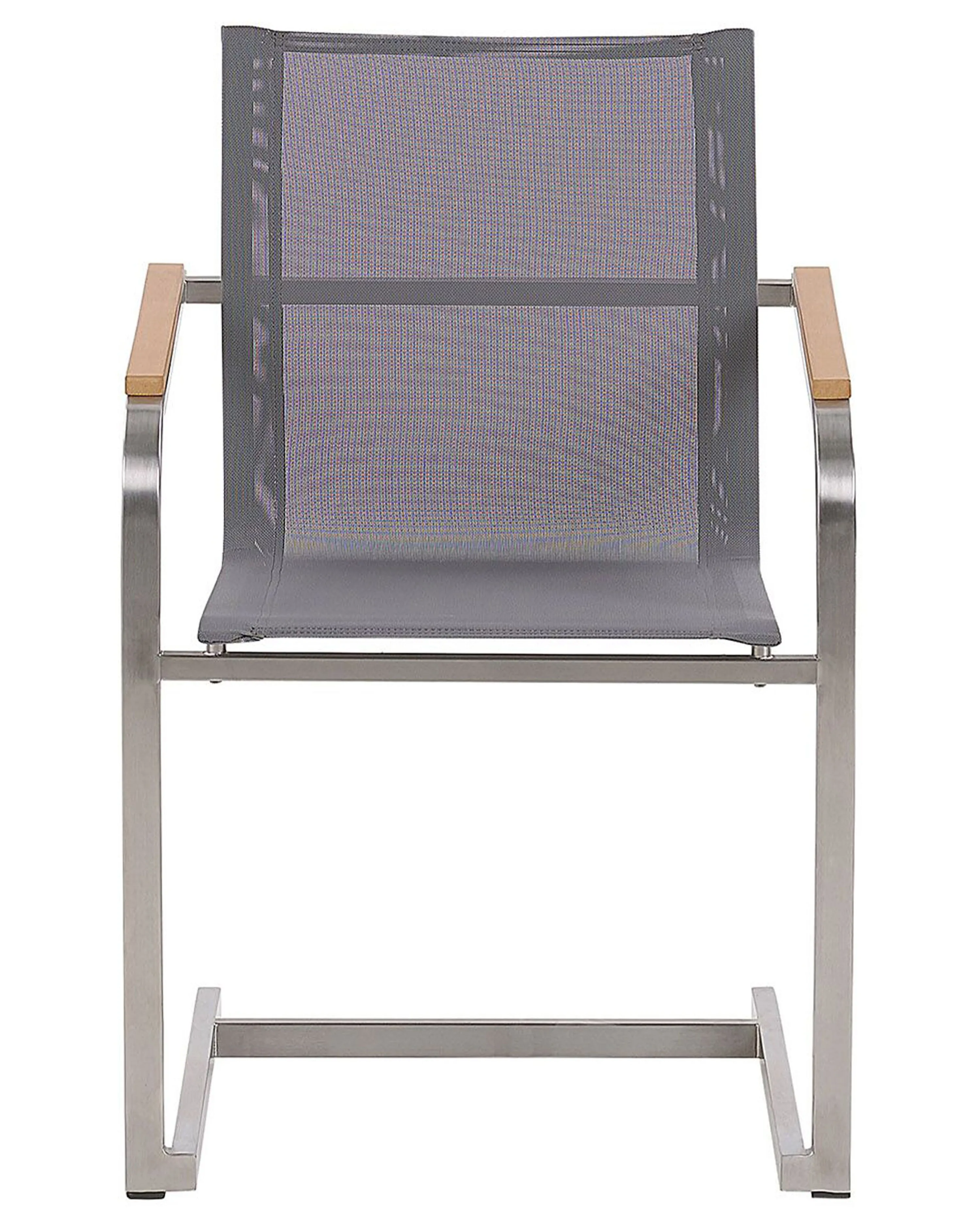 Set van 6 tuinstoelen COSOLETO Roestvrij staal Grijs