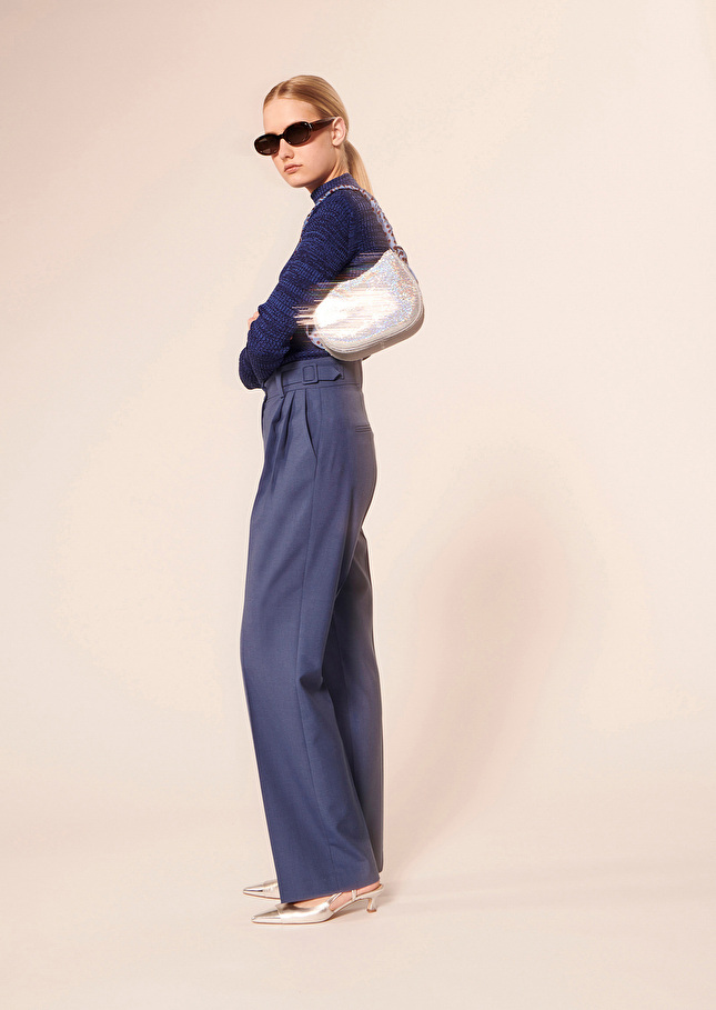 Pantalon Peacebleu en laine