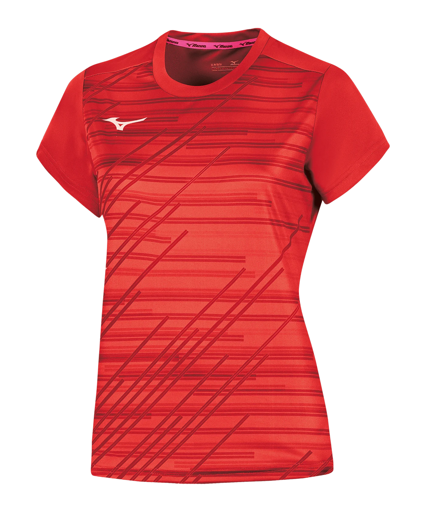 Mizuno Chiba T-Shirt Damen Rot F62