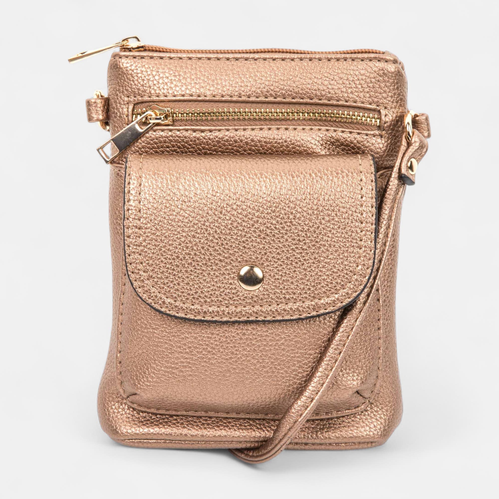 Pochette pour téléphone bronze