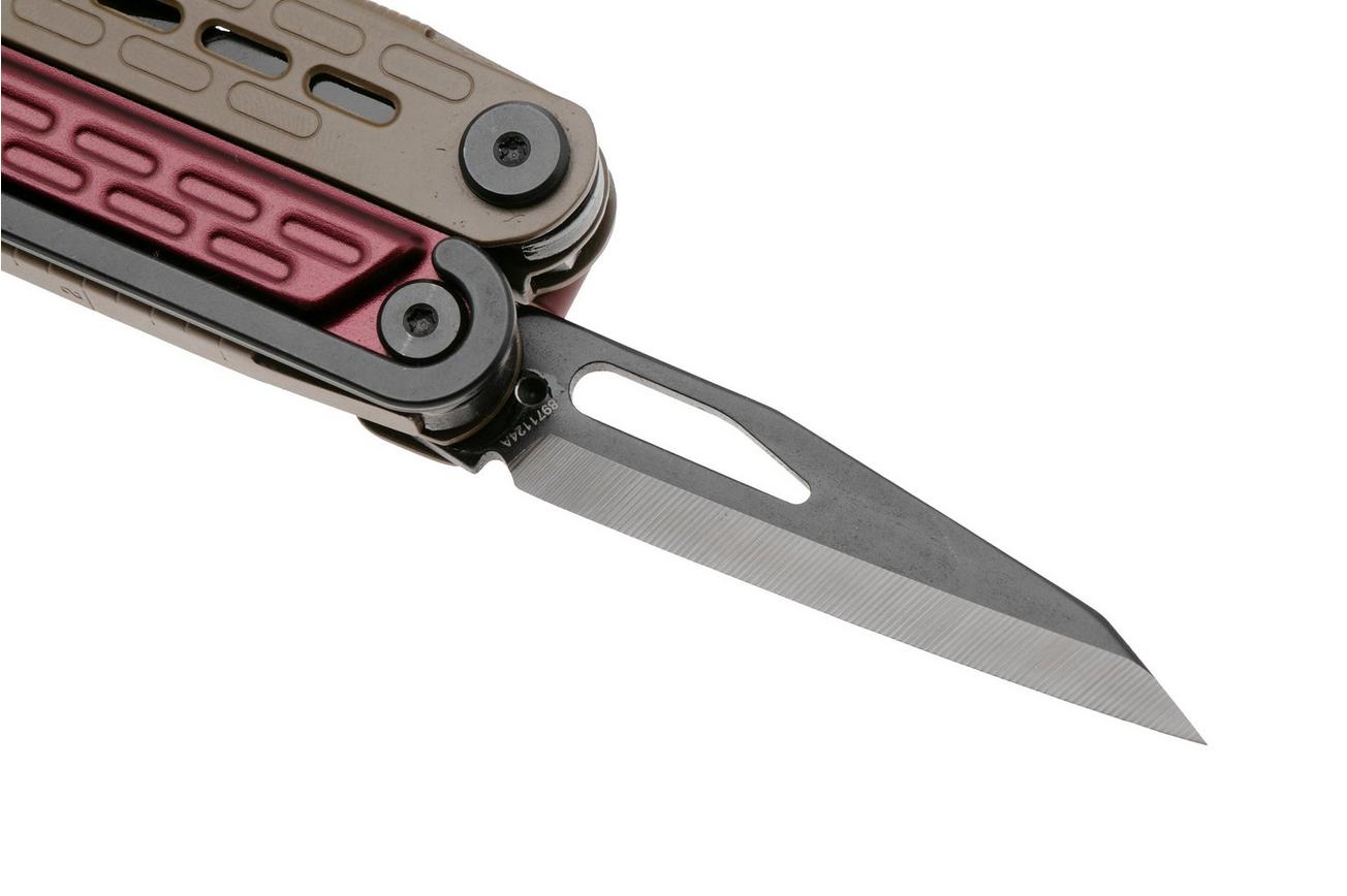 Gerber Stakeout Spark 1070226, Black Oxide Stainless Steel, Red/Coyote Brown, multitool