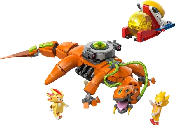 LEGO Sonic 77003 Super Shadow mod Biolizard