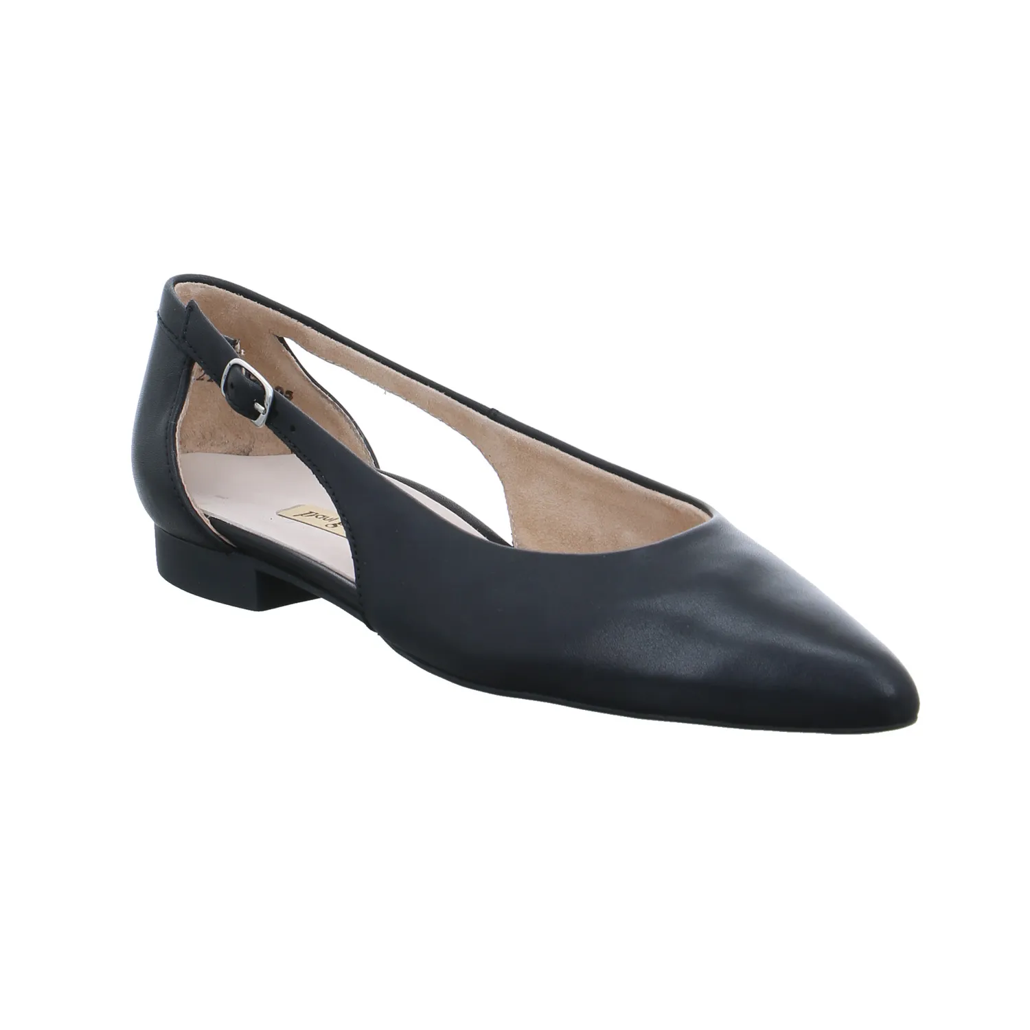 PAUL GREEN Ballerina Schwarz Leder