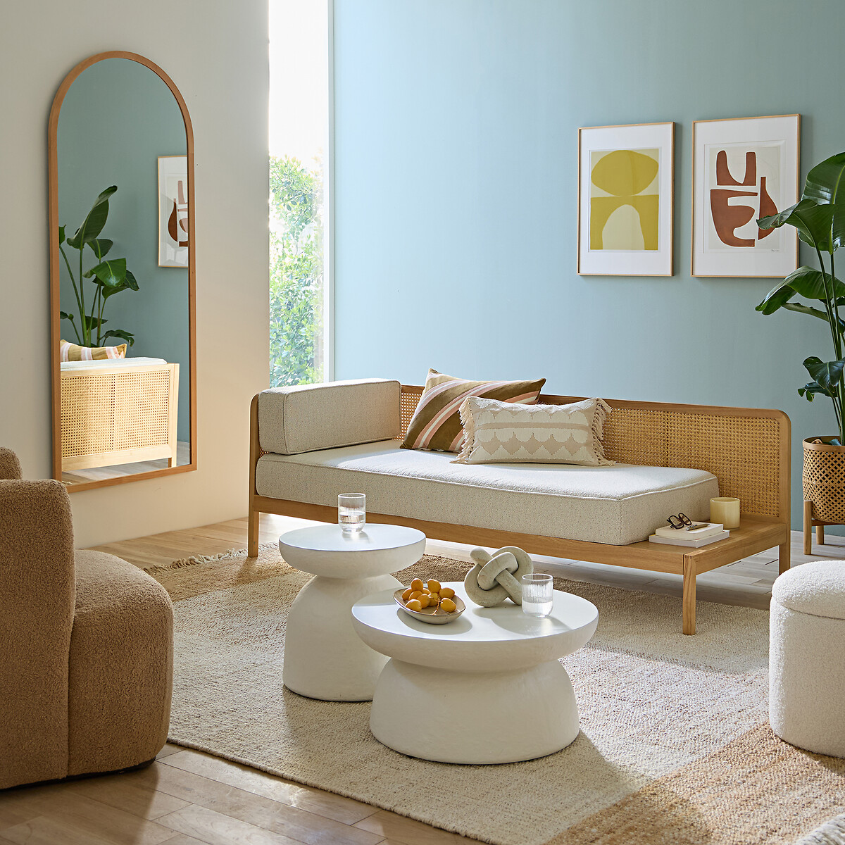 LA REDOUTE INTERIEURS<br>Espelho de faia 75 x 180 cm Rimna