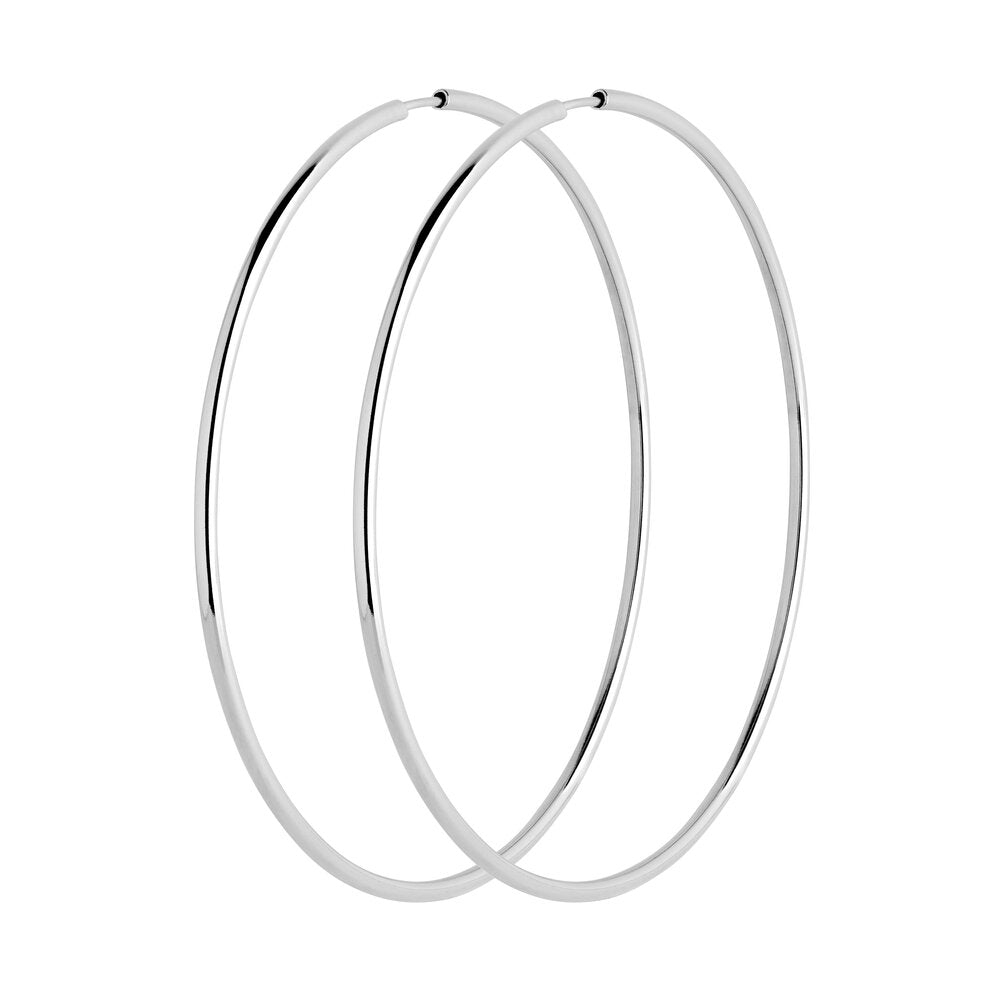 Maria Black  Senorita hoops - sølv