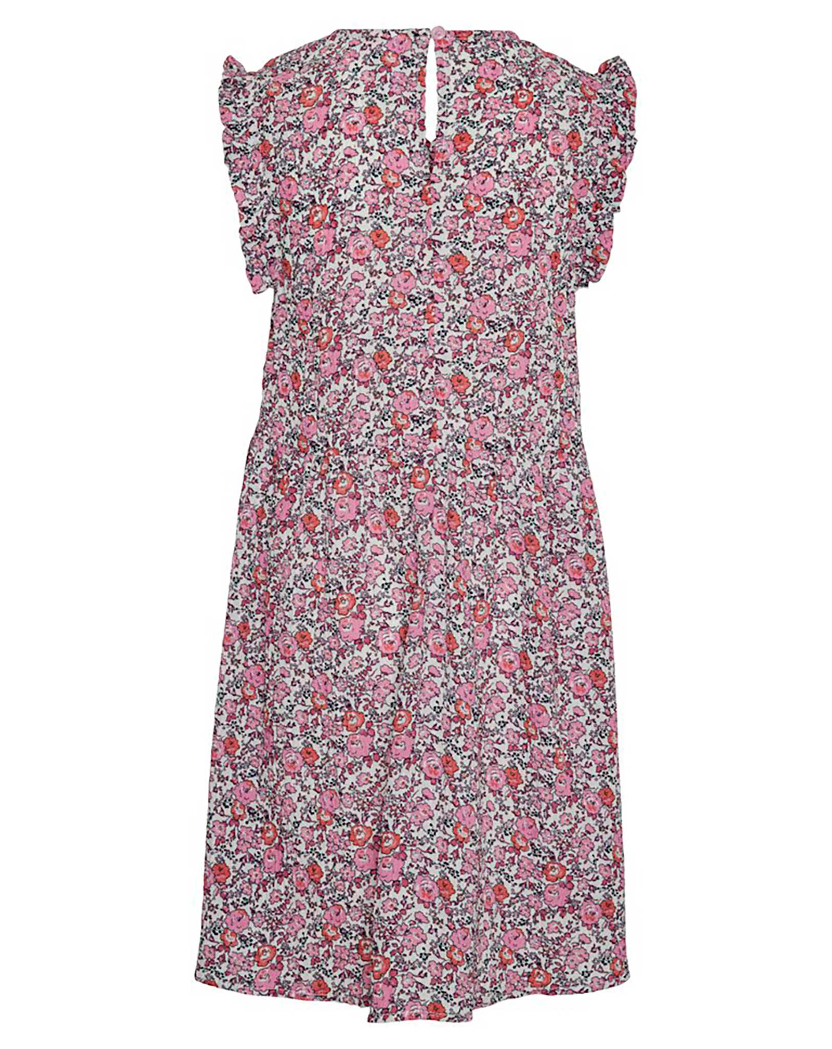Kleid VMTARA FLOWERS in snow white