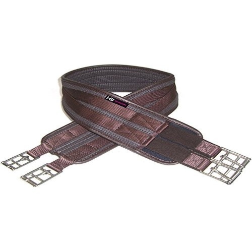 Cilha Hycomfort marrom waffle para cavalos